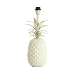 Pineapple Table Lamp Base Only- Gold/ Cream Finishes