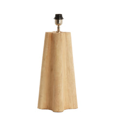 Navelli Table Lamp Base Only- Wood Brown / Natural/ Black