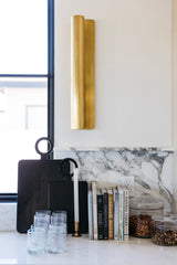 Accord 2Lt Wall Sconce - Aged Brass