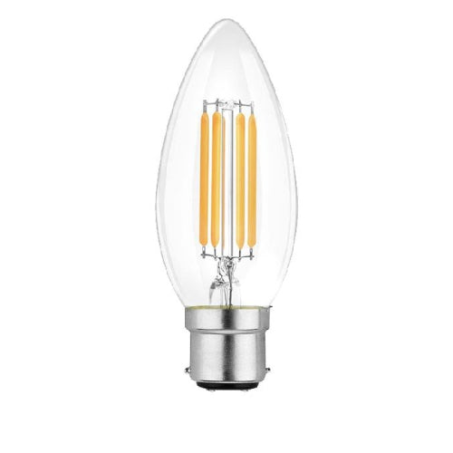 Value Classic LED Candle B22 Bulb- Various Finishes