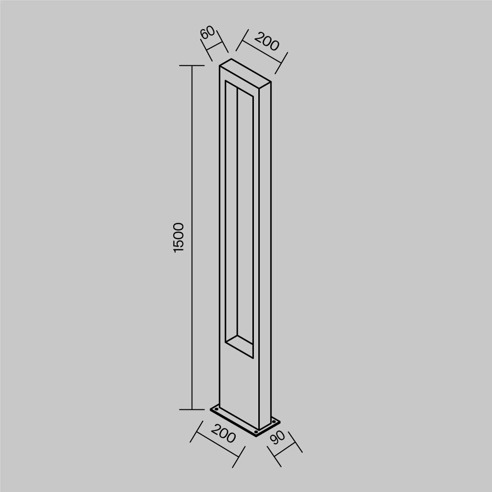 Bonn LED Landscape Bollards Light- Various Sizes