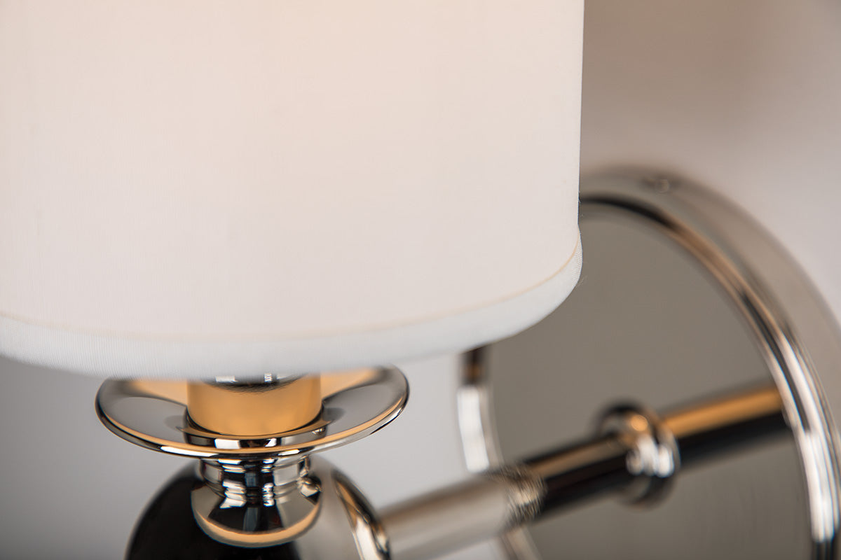 Gordon 1Lt Wall Sconce - Brass/Nickel