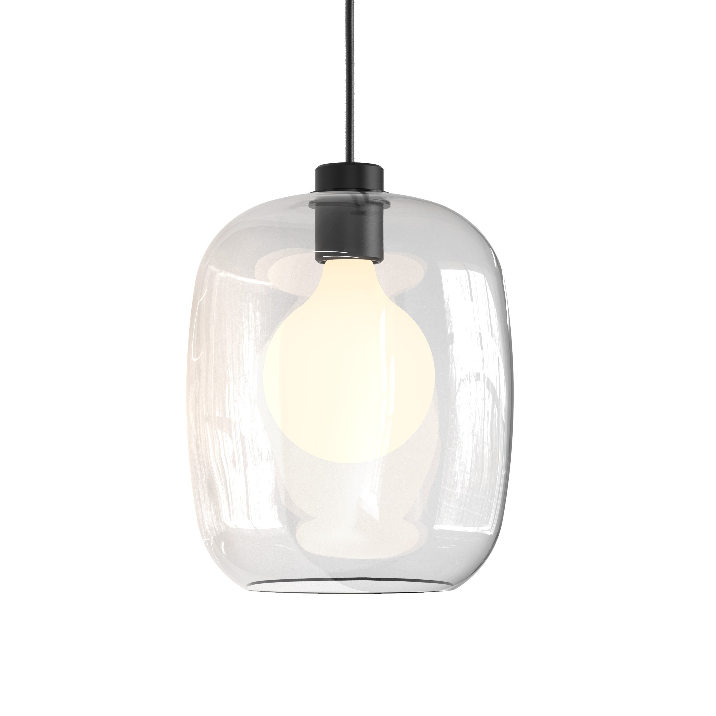 Curve Glass 220/285 Glass Shade