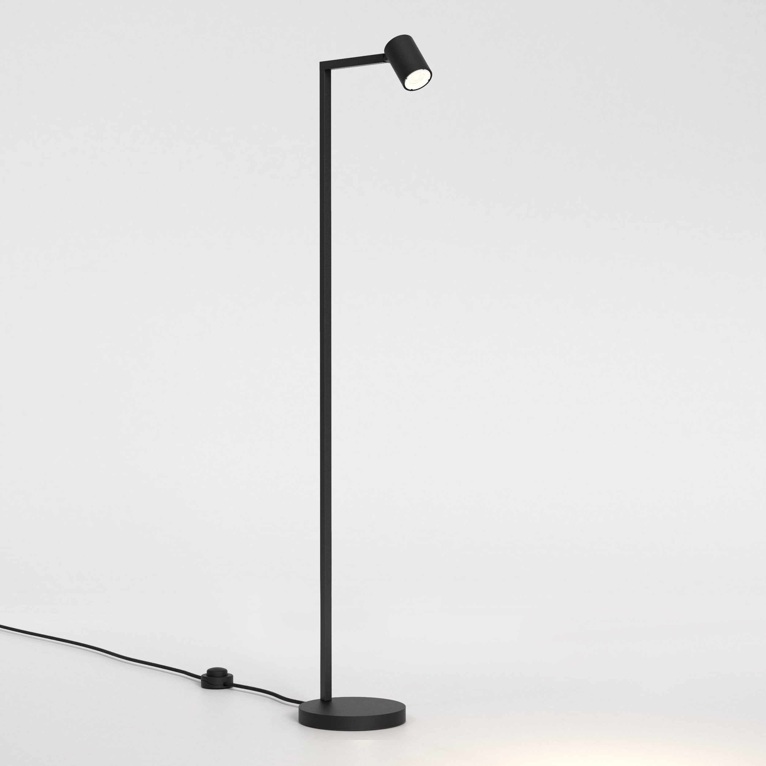 Ascoli Floor Lamp- Black/ White