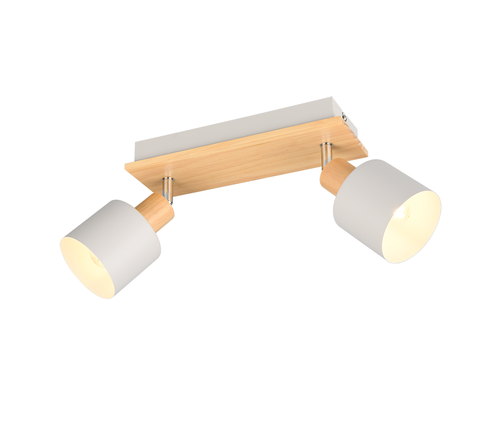 Shanti 2/3/4Lt Bar Spotlights - Warm Grey