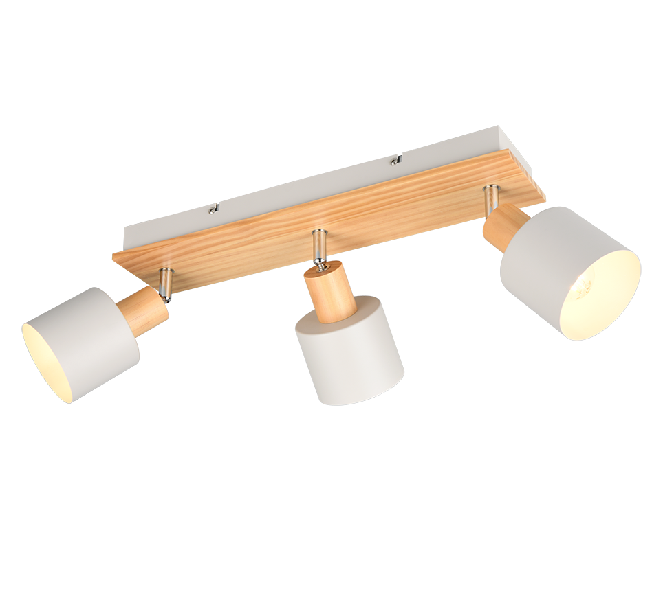 Shanti 2/3/4Lt Bar Spotlights - Warm Grey