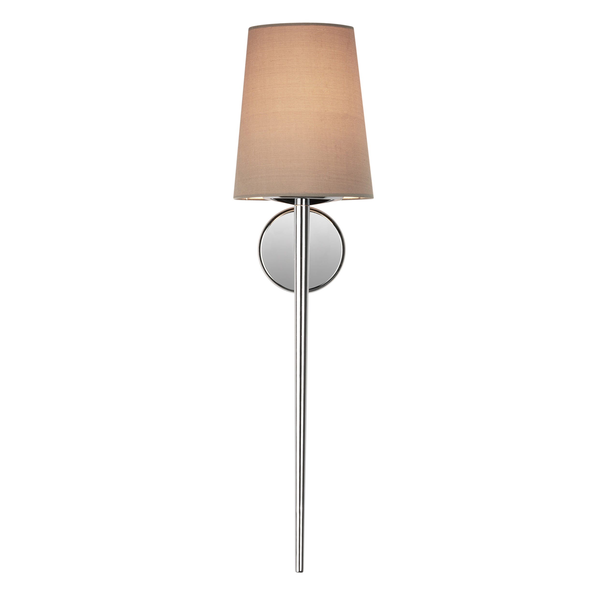 Beauville Bathroom Wall Light- Polished Chrome/ Bronze