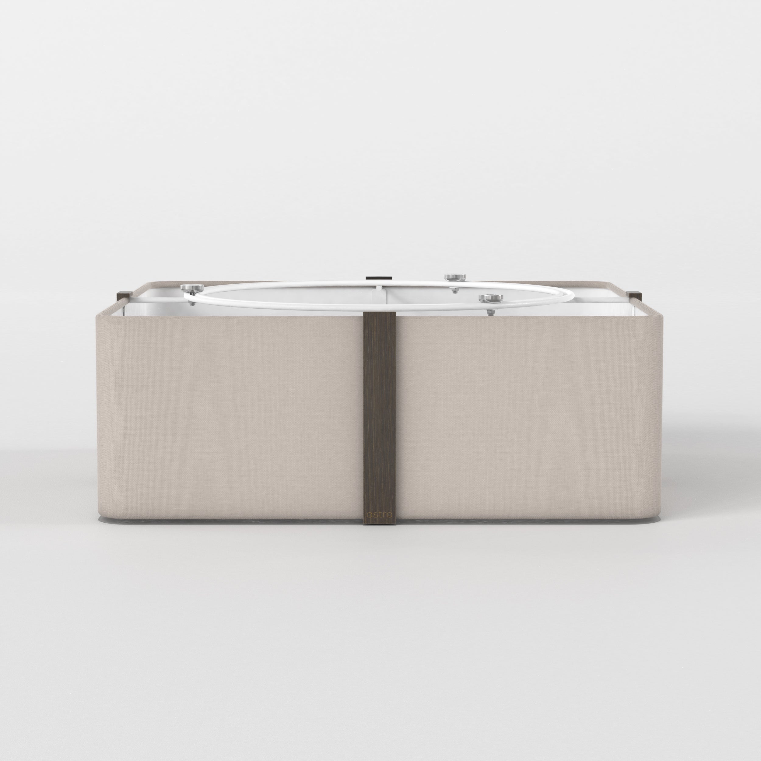 Elba Square 350/500 Shade- White/ Putty Finishes