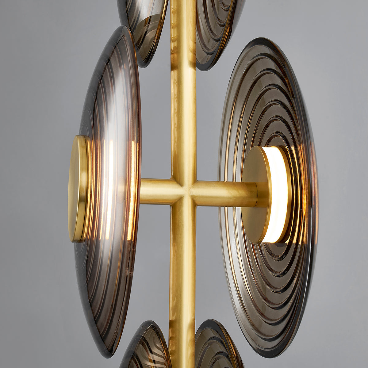 Griston LED Pendant - Aged Brass