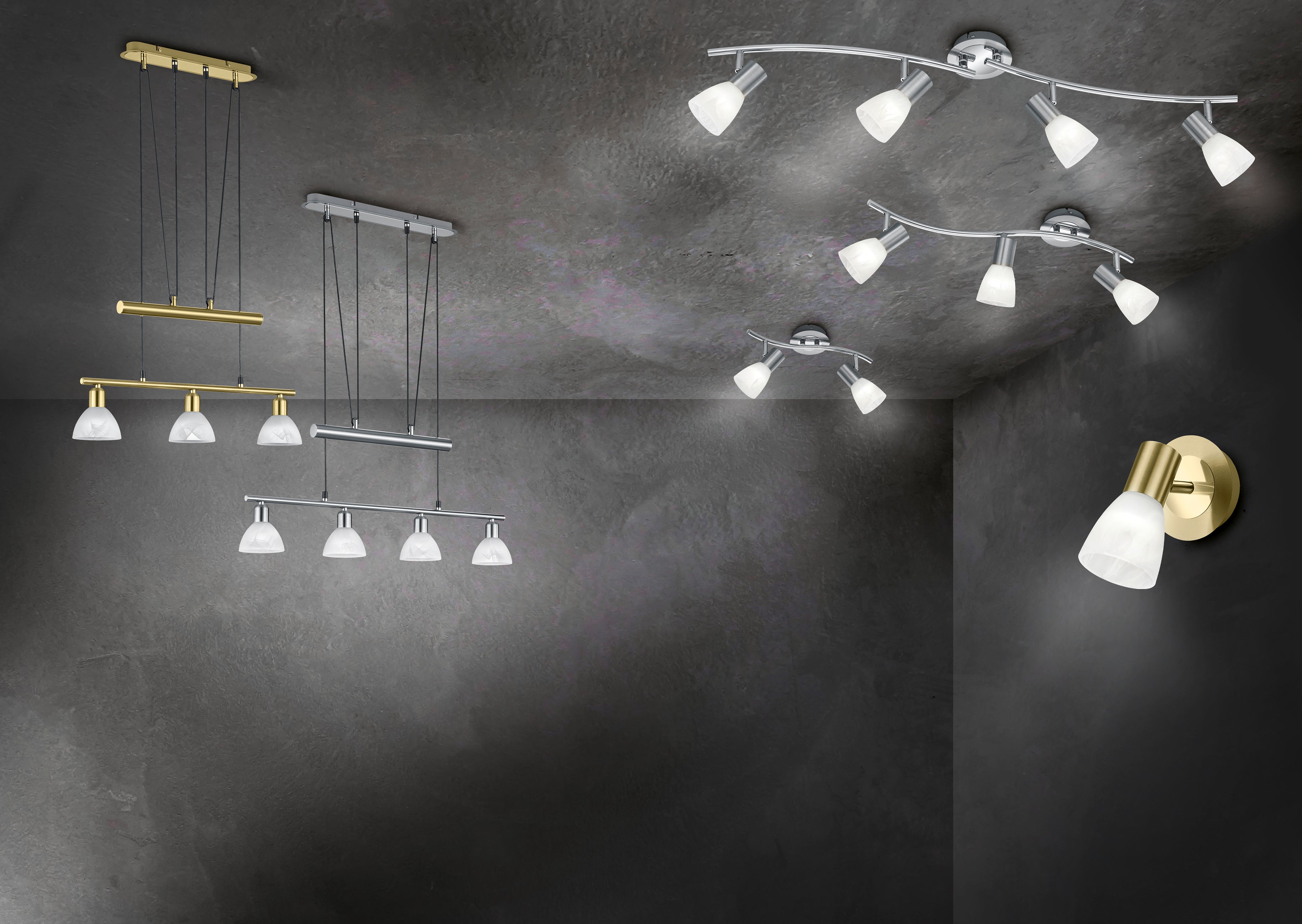Levisto 2/3/4/6Lt Bar Spotlight - Brass/Nickel