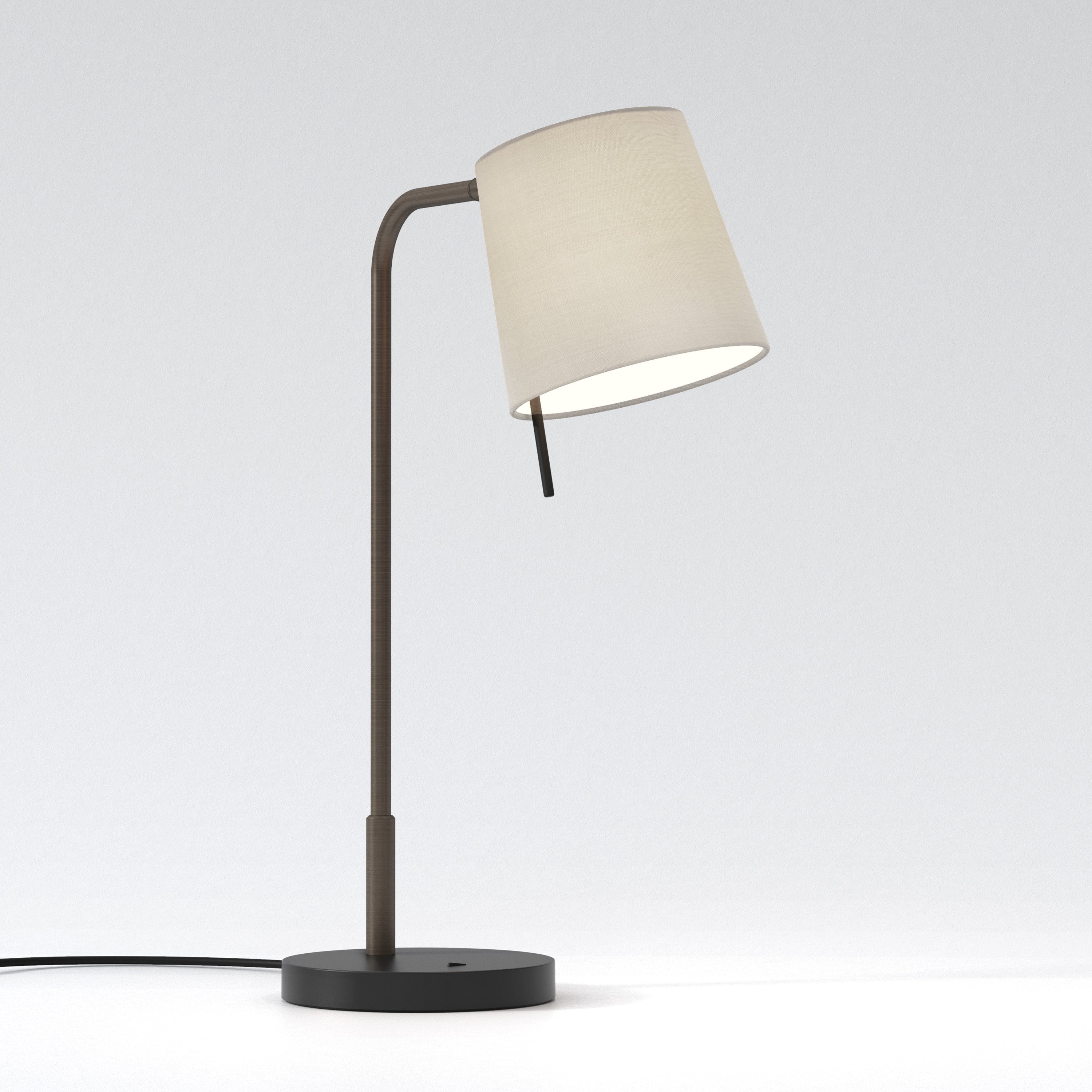 Mitsu Table Lamp- Matt Nickel/ Bronze