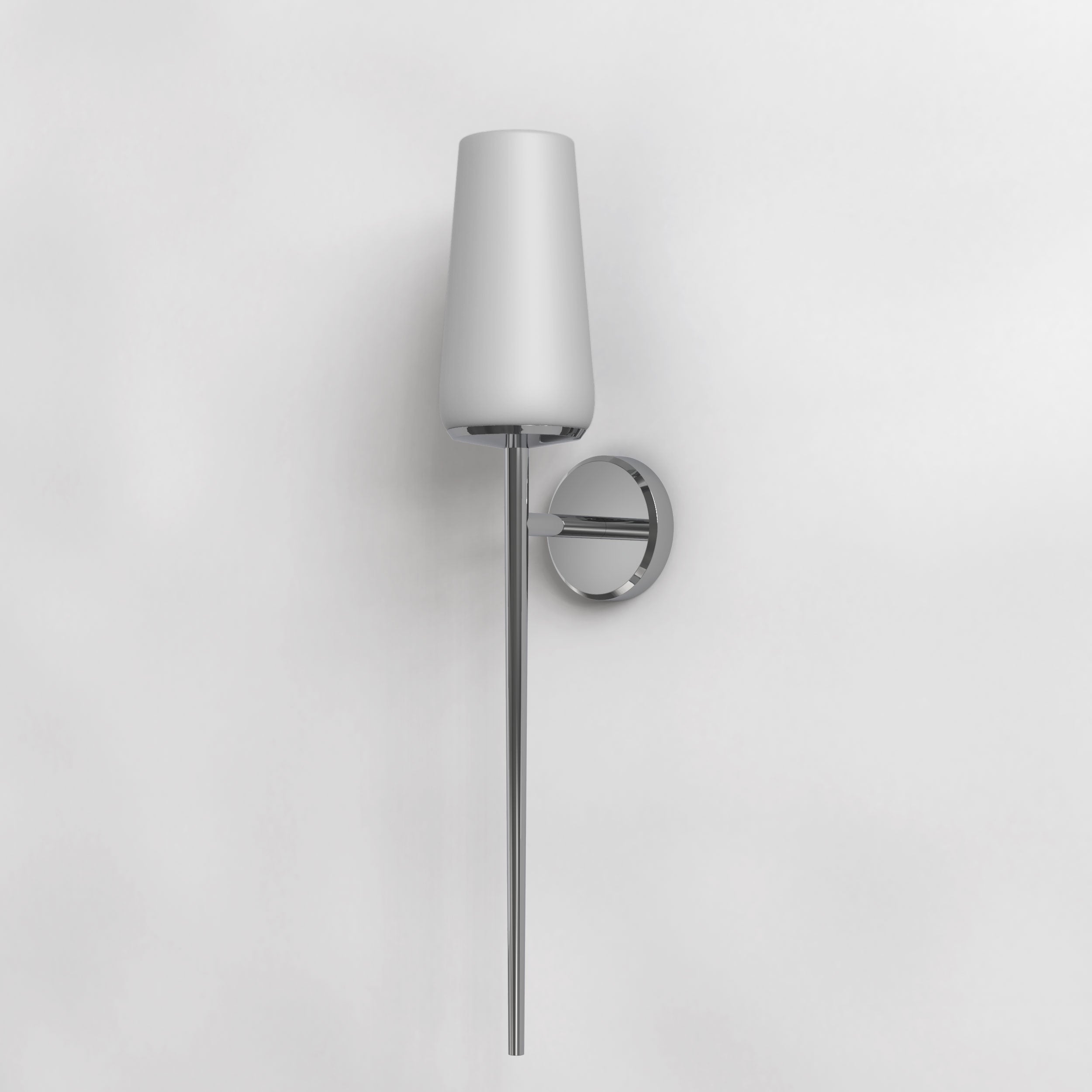 Beauville Bathroom Wall Light- Polished Chrome/ Bronze