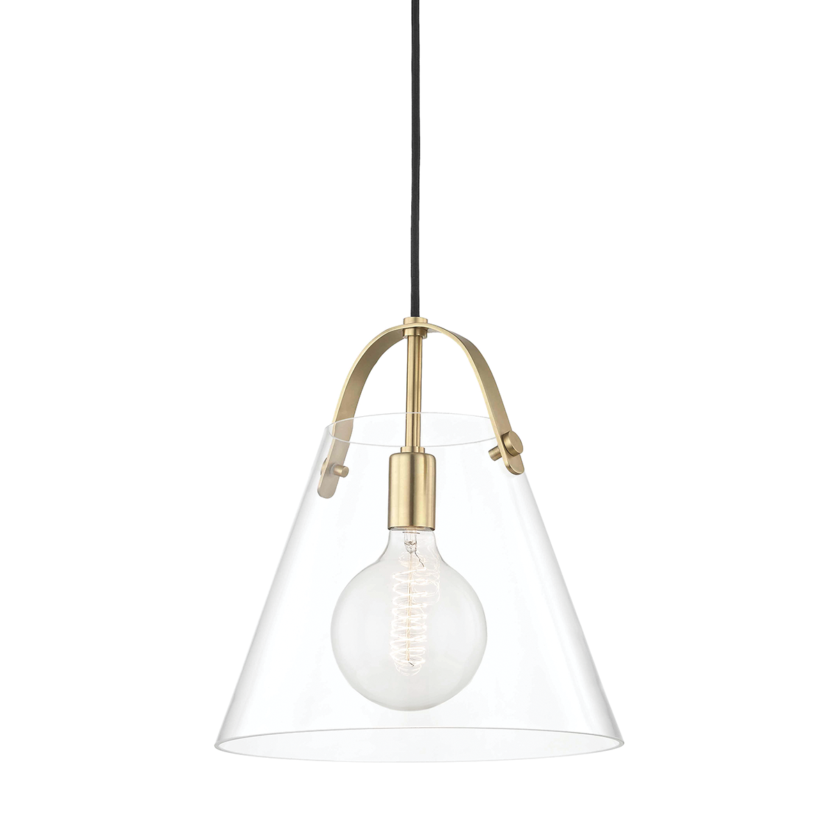 Karin 1Lt Pendant - Brass/Nickel