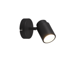 Angelo Wall/Ceiling Spotlight - Chrome/Black
