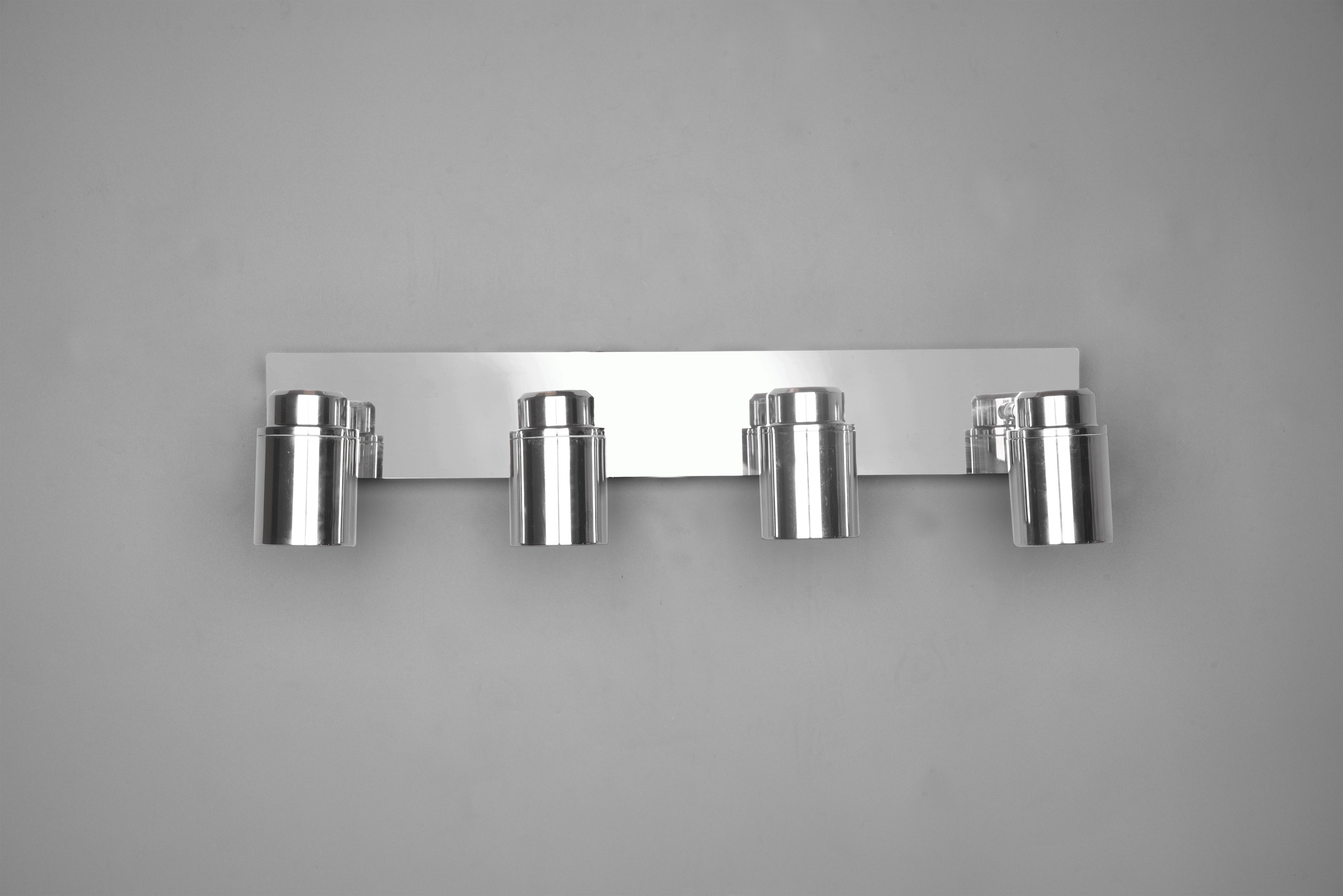Angelo 4Lt Bar Spotlight IP44 - Black/Chrome