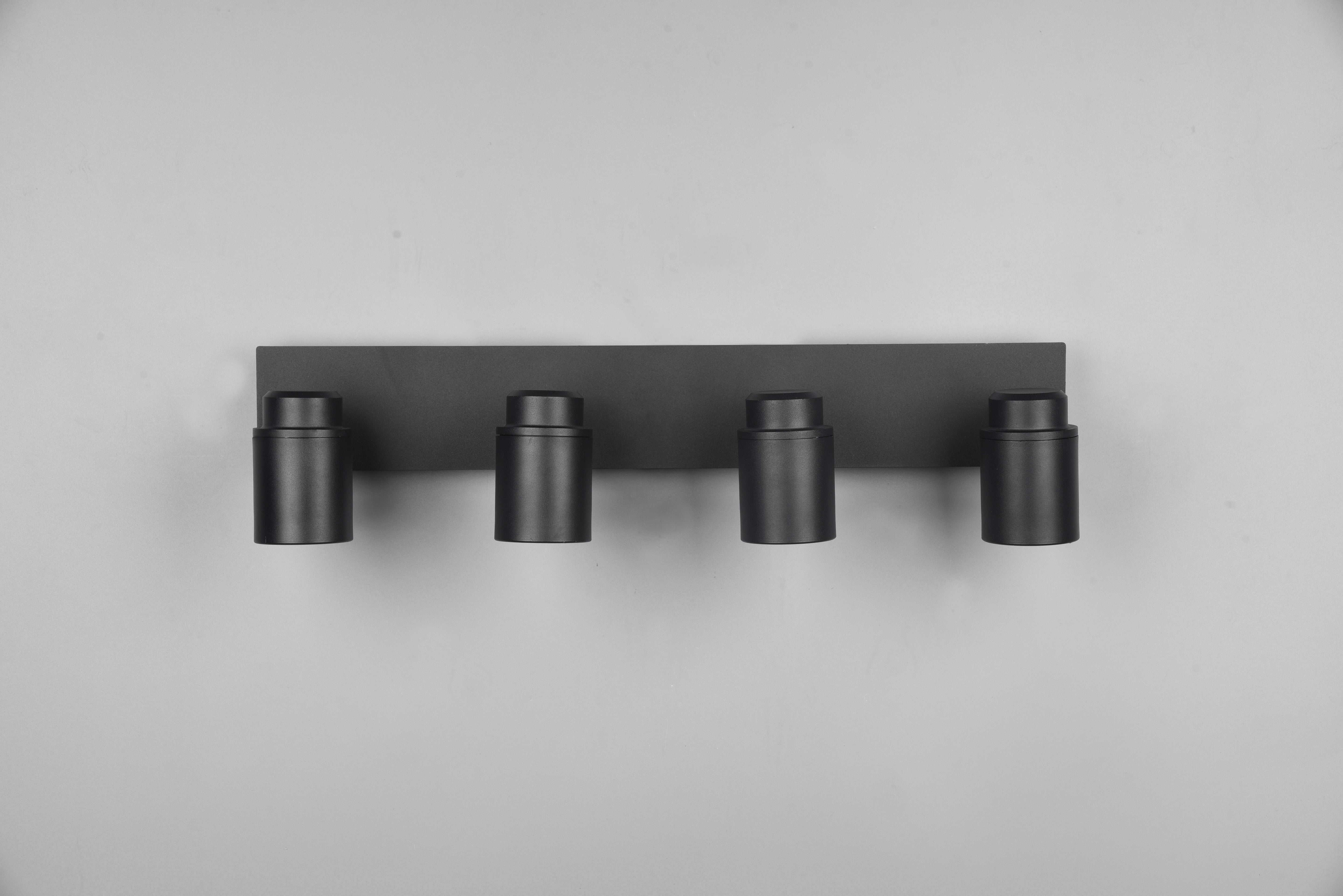 Angelo 4Lt Bar Spotlight IP44 - Black/Chrome