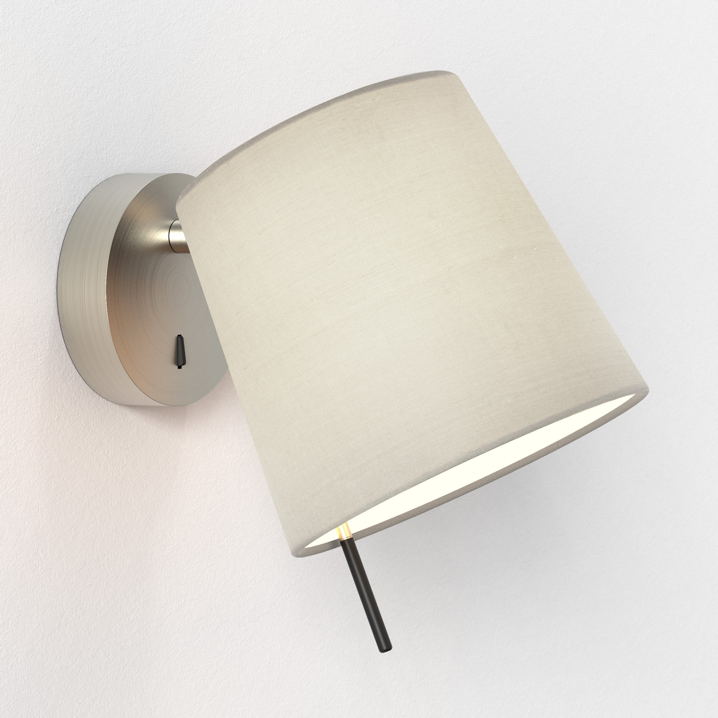 Mitsu Wall Light- Matt Nickel/ Bronze