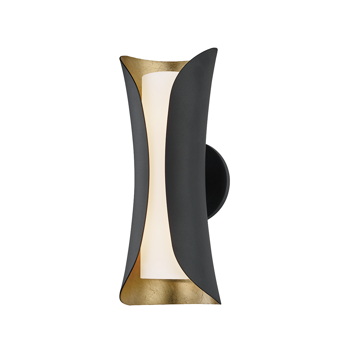 Josie 2Lt Wall Sconce - Black/White
