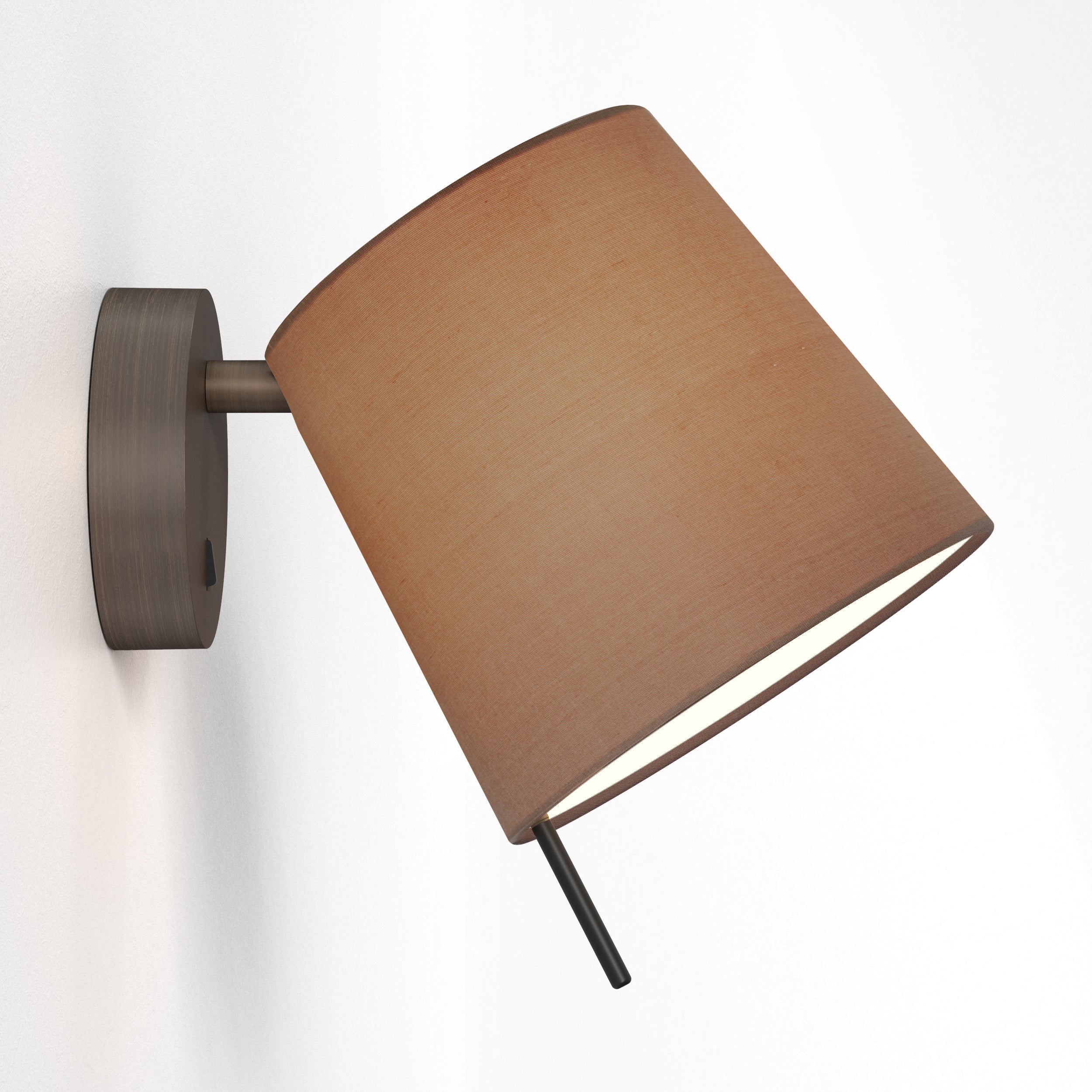 Mitsu Wall Light- Matt Nickel/ Bronze