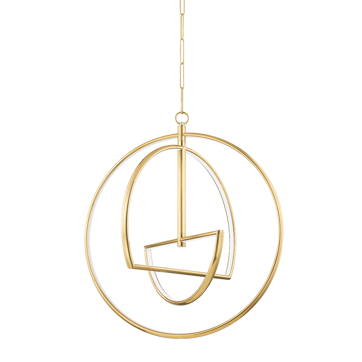 Welland LED Ceiling Light - Aged Brass
