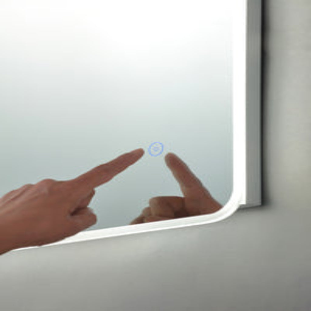 Nor LED Bathroom Mirror Touch Sensitive Wall Light – Chrome