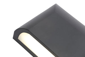 Poole Outdoor LED Rectangular Down Wall Light
