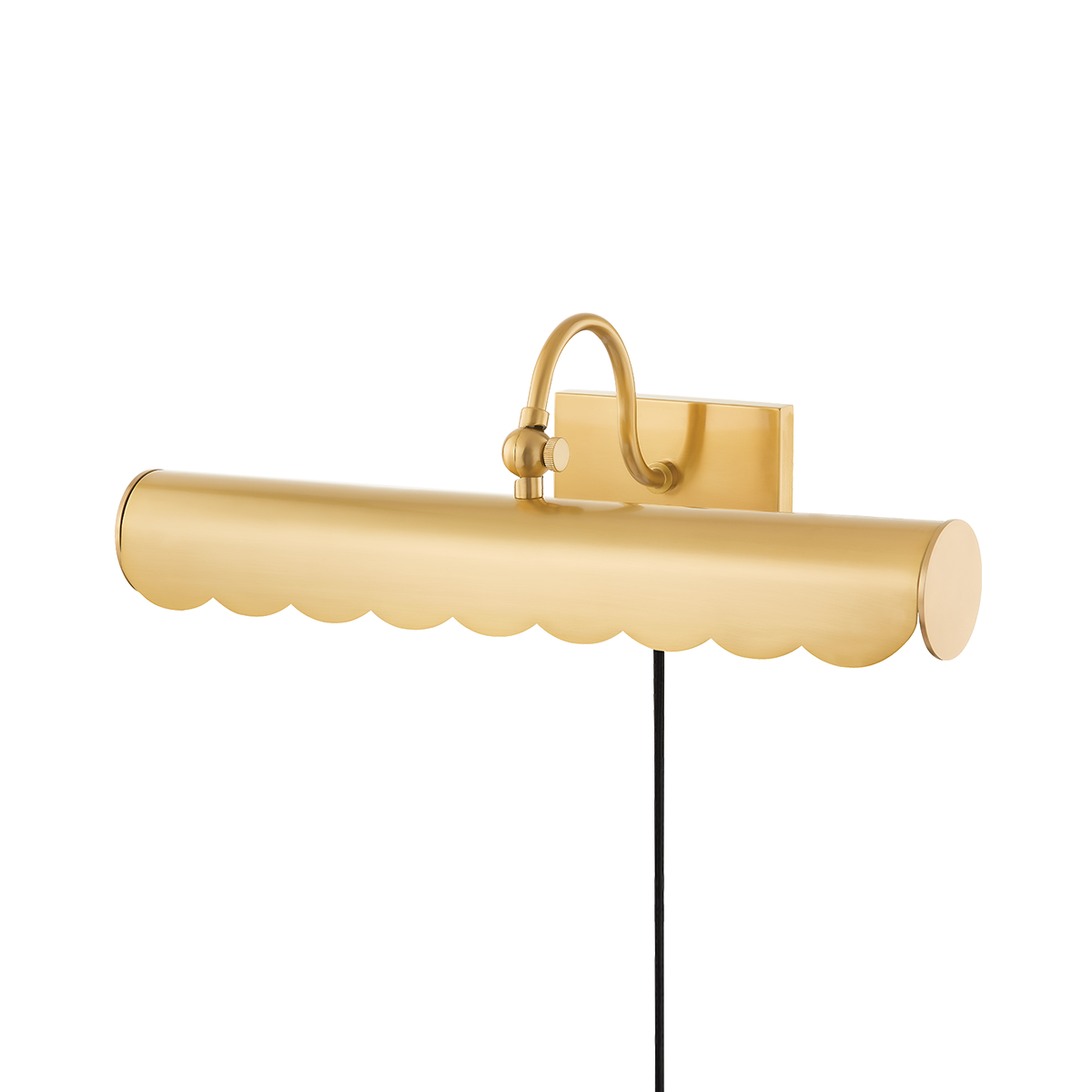 Fifi 2Lt Plug-in Picture Light - Aged Brass