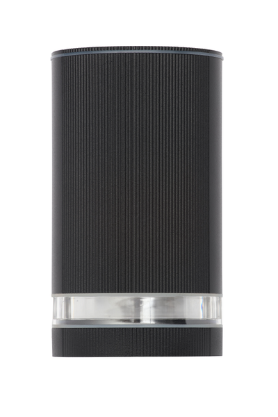 Helix 1 Light Up or Down Ribbed GU10 Black