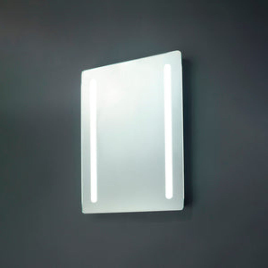 Ecti LED Bathroom Mirror Wall Light with Shaving Socket – Chrome