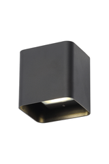 Hana 8w LED Up & Down Wall Light Black