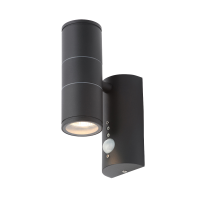 Islay 2 Light GU10 Wall Light PIR 316SST - Various Colours