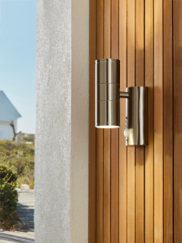 Islay 2 Light GU10 Wall Light PIR 316SST - Various Colours