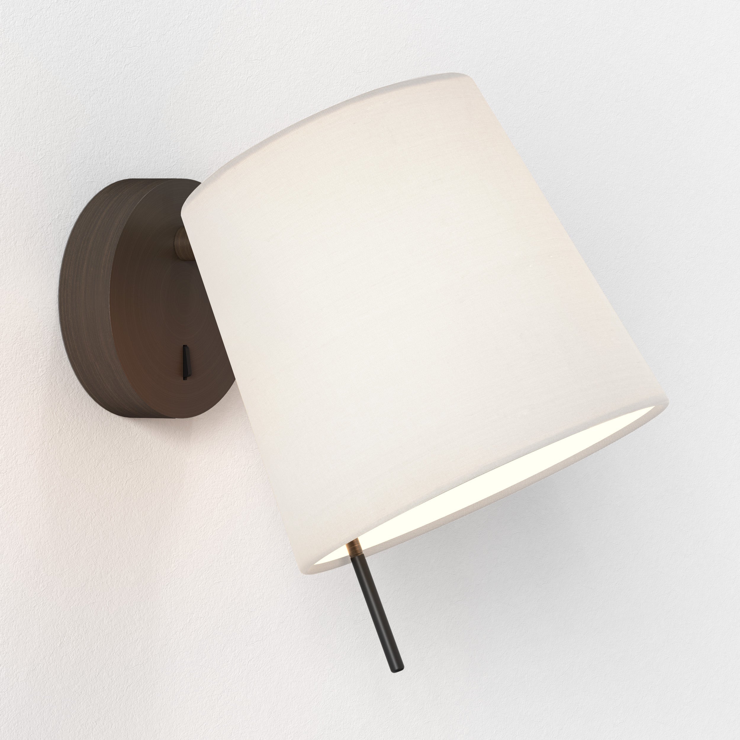 Mitsu Wall Light- Matt Nickel/ Bronze
