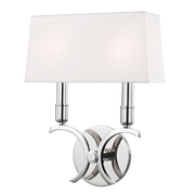 Gwen 1Lt Wall Sconce - Polished Nickel