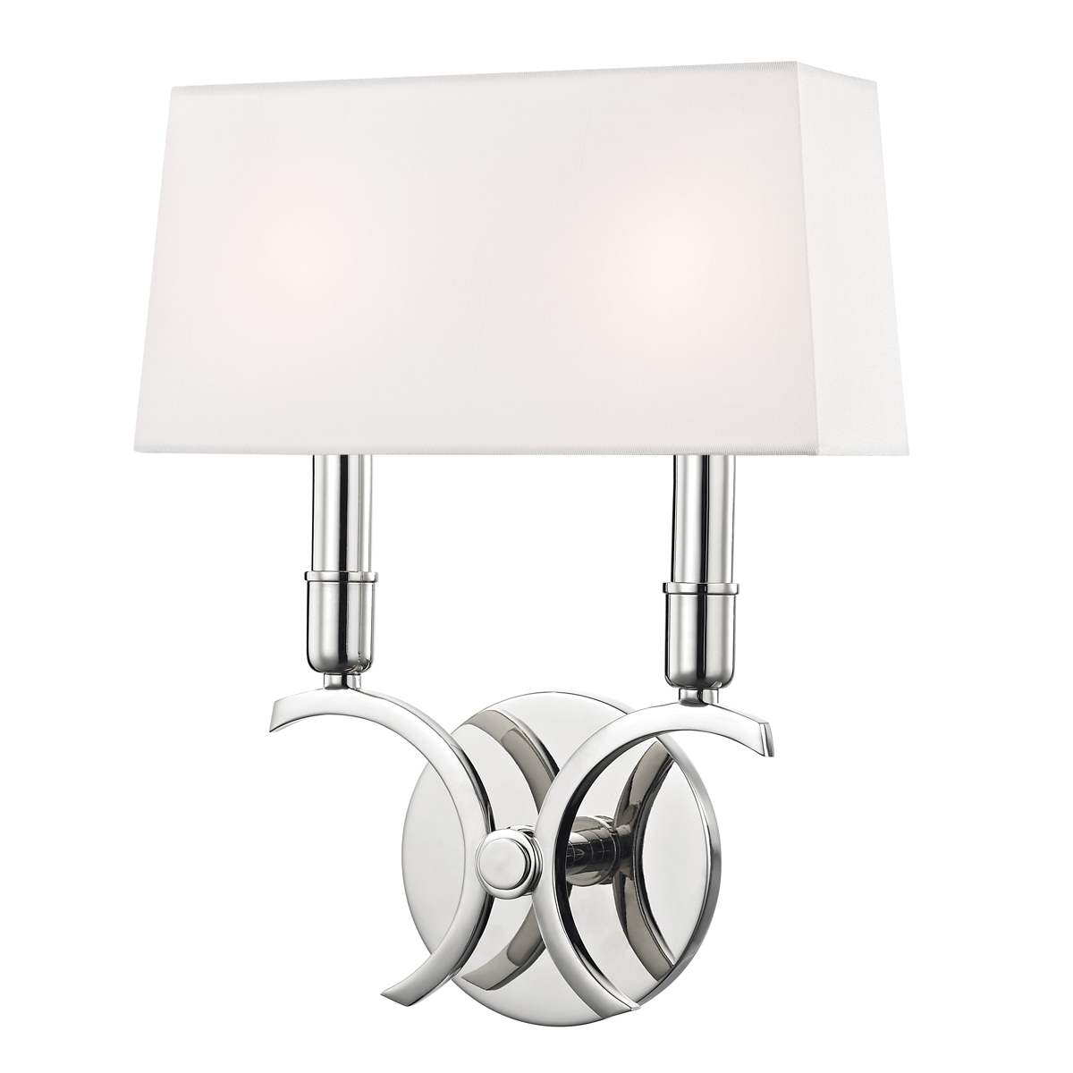 Gwen 1Lt Wall Sconce - Polished Nickel