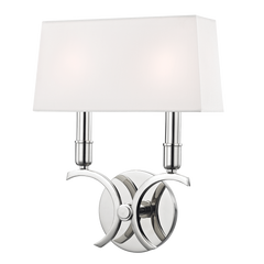 Gwen 1Lt Wall Sconce - Polished Nickel
