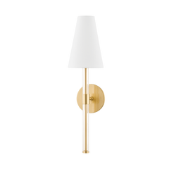 Janelle 1Lt Wall Sconce - Nickel/Brass