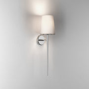 Beauville Bathroom Wall Light- Polished Chrome/ Bronze