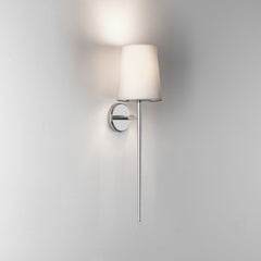 Beauville Bathroom Wall Light- Polished Chrome/ Bronze
