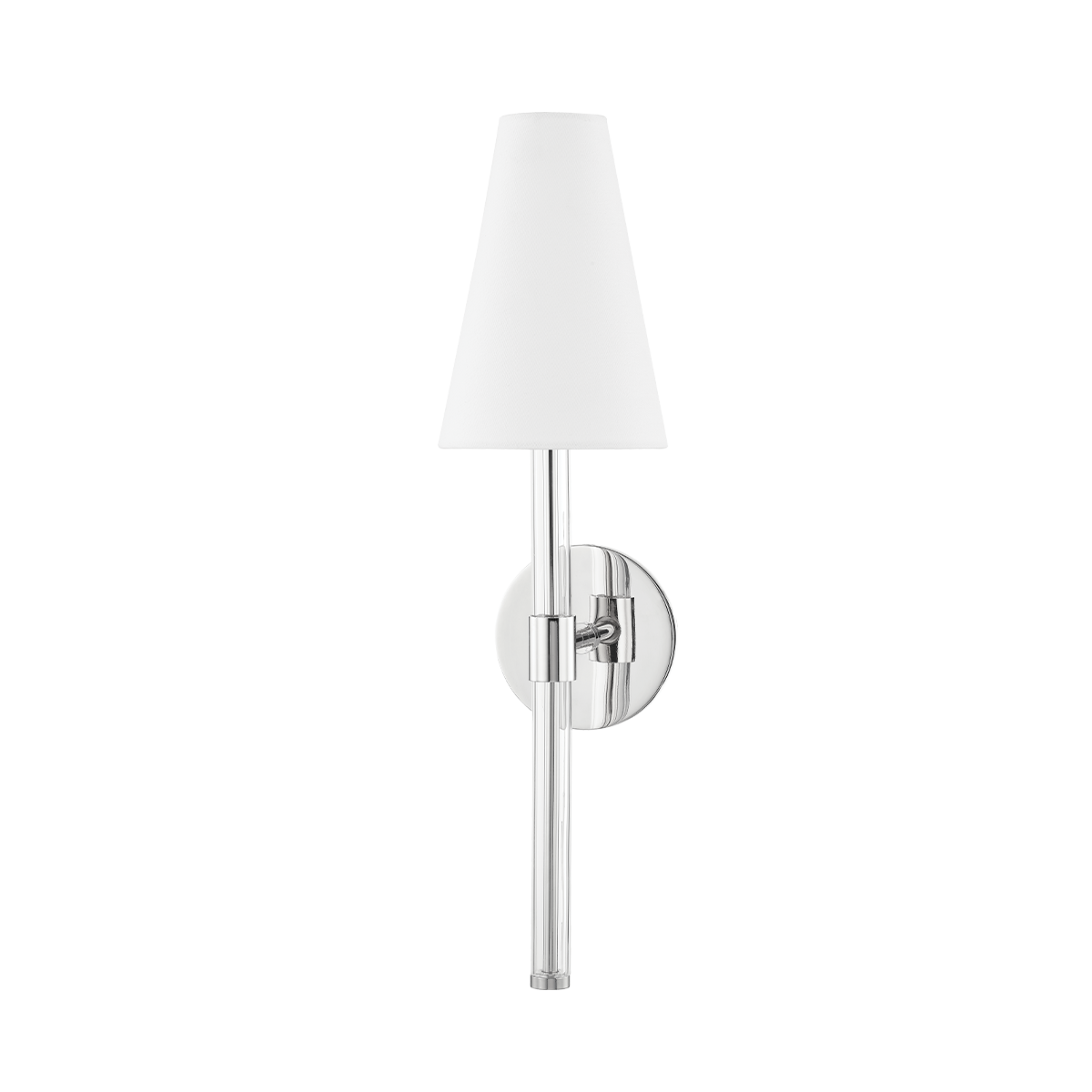 Janelle 1Lt Wall Sconce - Nickel/Brass