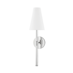 Janelle 1Lt Wall Sconce - Nickel/Brass