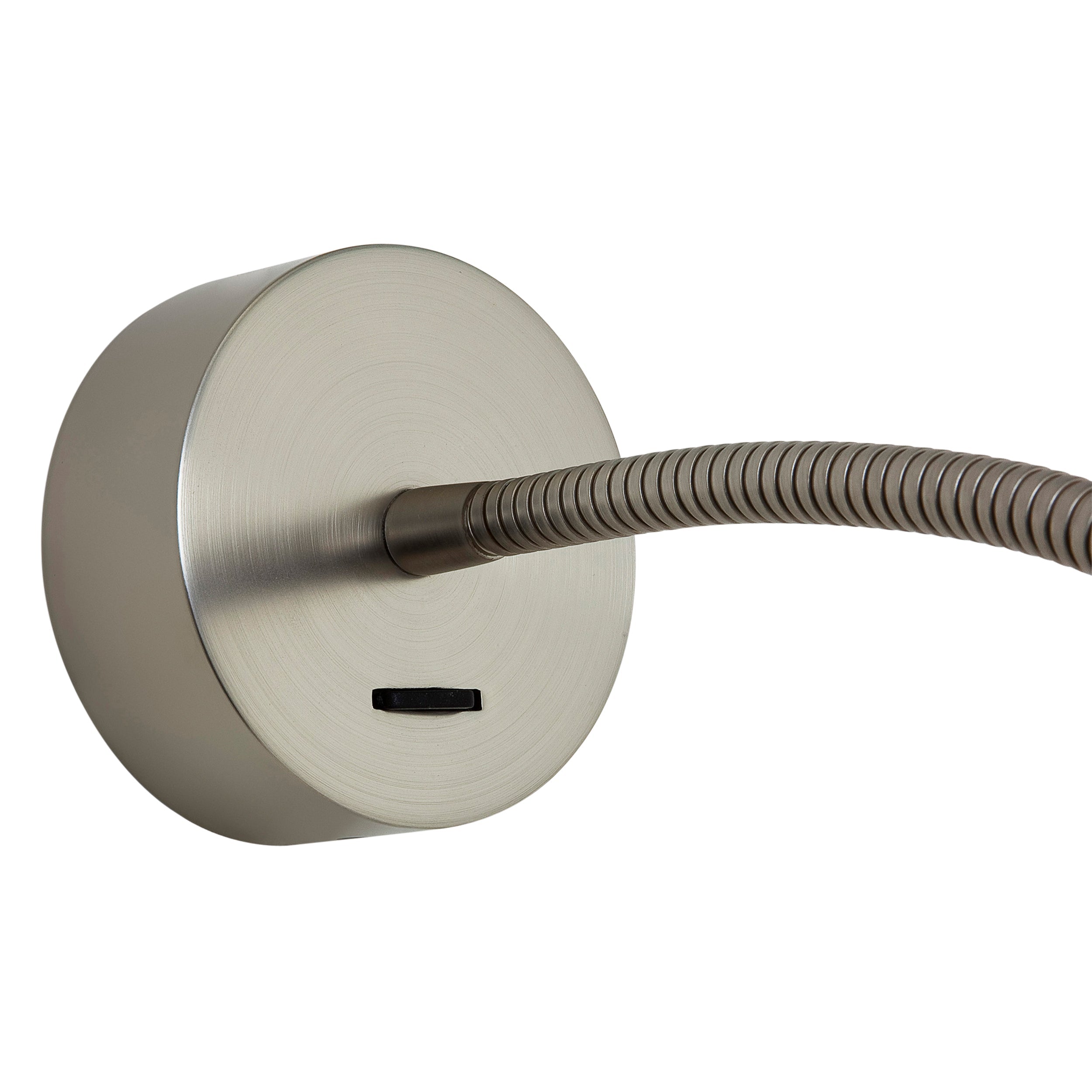 Fosso Switched LED Reading Light - Nickel/Bronze