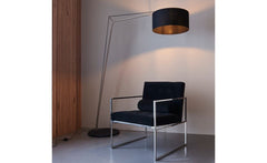 Godot 1Lt Floor Lamp - Nickel/Brass