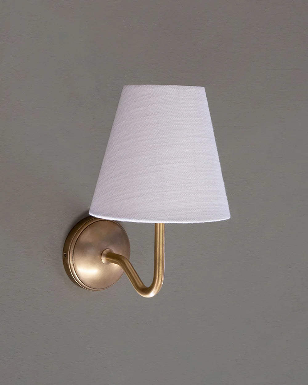 Malvern Wall Light- Brass and White Alabaster Finish