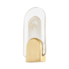 Morganite LED Sconce - Brass