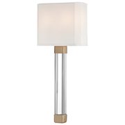 Larissa 2Lt Wall Sconce - Nickel/Brass