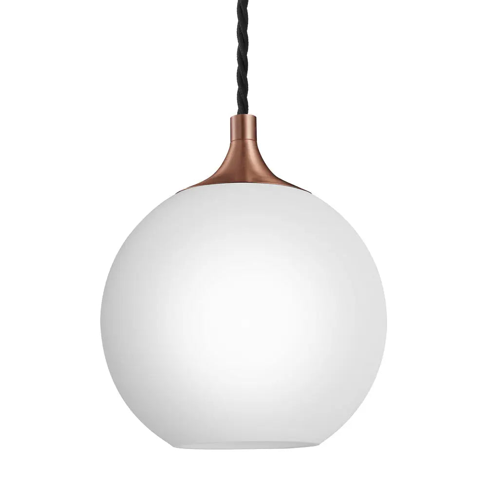 Chelsea Opal Glass Globe Pendant Light- Various Finishes
