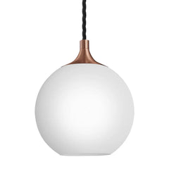 Chelsea Opal Glass Globe Pendant Light- Various Finishes