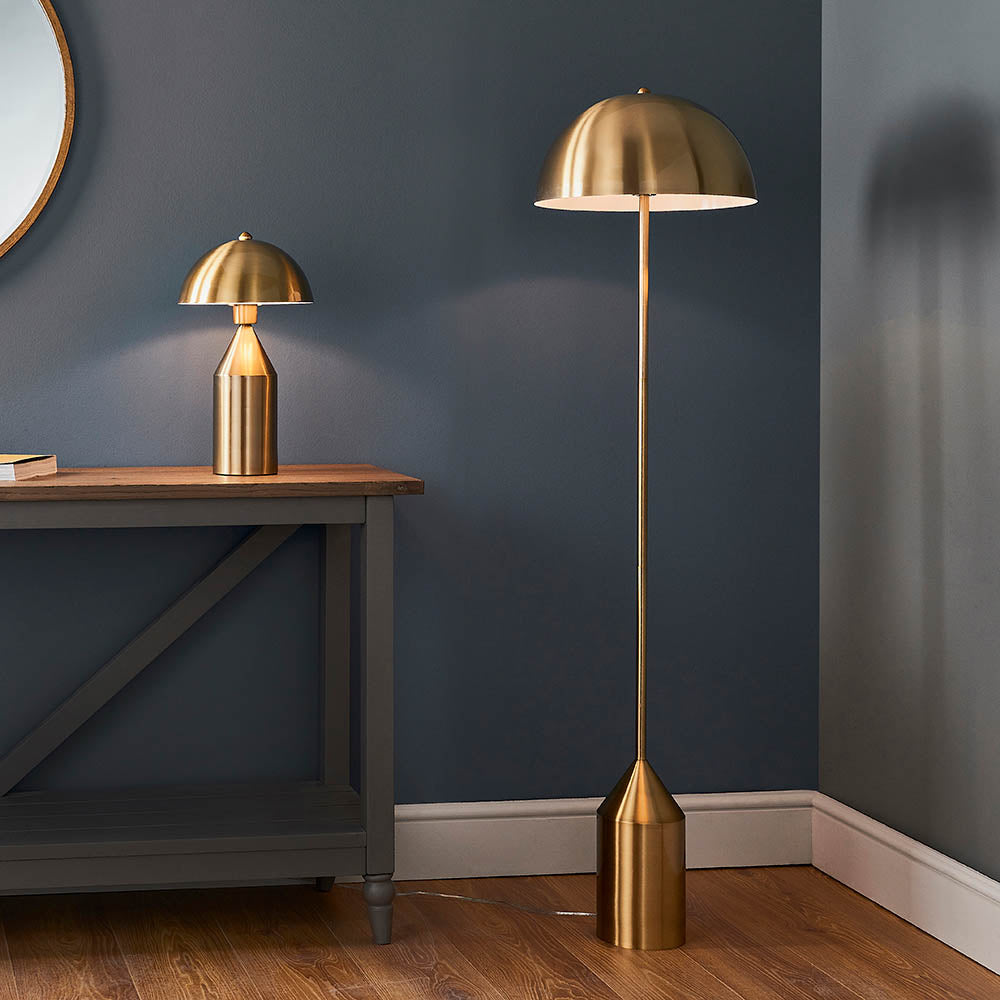 Sinatra Floor Lamp - Brass Finish E27