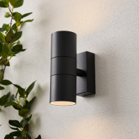 Leto 2 Light Up & Down GU10 Wall Light - Various Colours